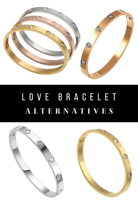 cartier look alike|cartier love bracelet alternative.